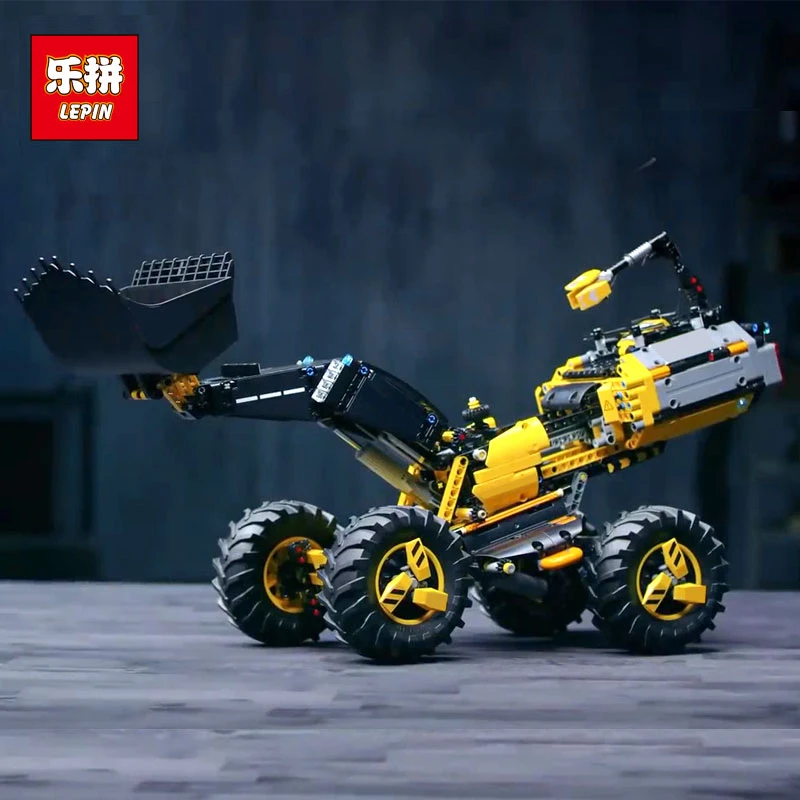 

New Lepin Technic 20084 The Concept Wheel Loader ZEUX Set Car Model Buidling Blocks Bricks Legoing 42081 Kids Toy Birthday Gifts