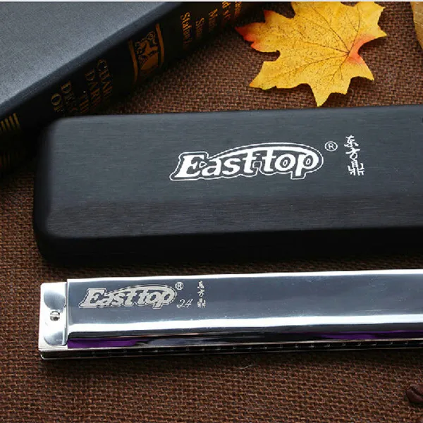 Гармоника Tremolo Easttop музыкальный инструмент с 24 отверстиями гармонитор для