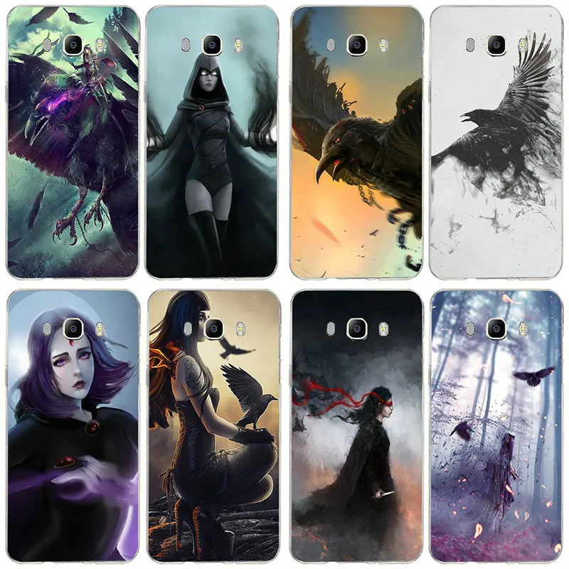 Мягкий тонкий чехол из ТПУ для Samsung S2 S3 S4 S5 Mini S6 S7 Edge S8 S9 S10 Plus Lite Note 5 8 9 Raven Dark Crow |