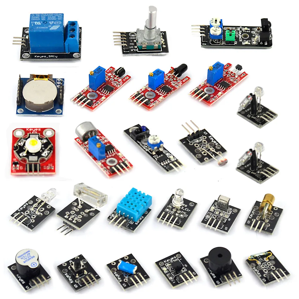 KEYES sensor suite 24 entry level sensor for Arduino-in Home Automation ...