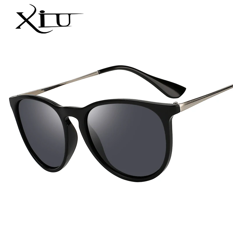 

XIU 2018 Sunglasses Men Women Classic Round Keyhole Brand Designer Sunglasses Fashion Glasses for Women Mirror Lens Oculos UV400