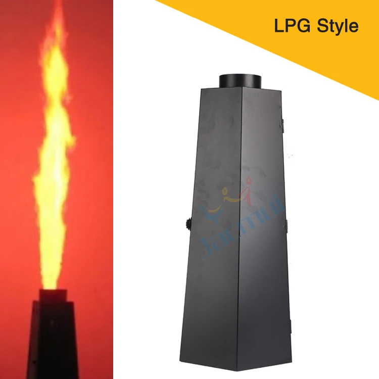 

2Pcs 200W Fire Projector LPG Stage Lighting Effect Six Corner Spark Flame Machine Dmx Fire Machine