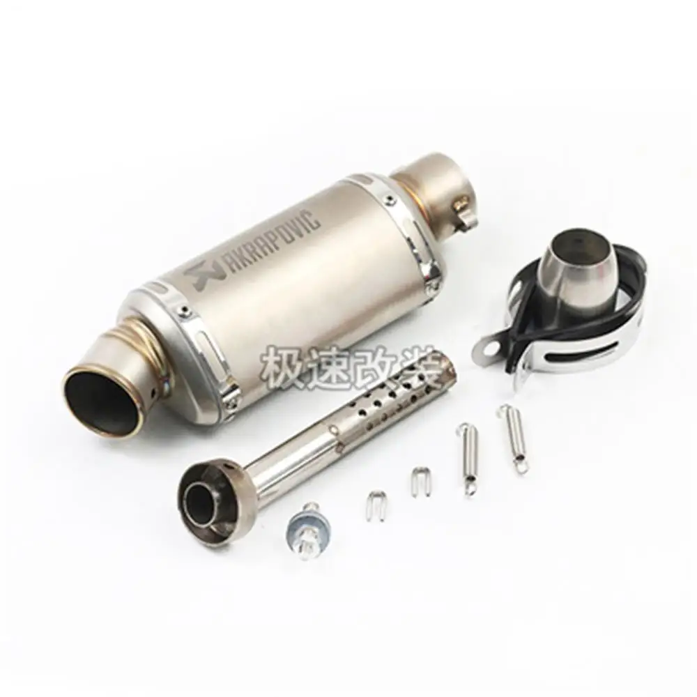 

Universal 305mm akrapovic Cross country motorcycle Exhaust Pipe Muffler for Suzuki kawasaki yamaha Honda KTM KPR 150 CRF