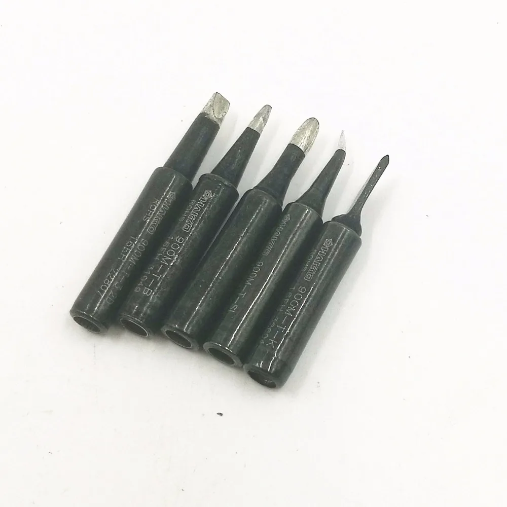 5 шт. бессвинцовый паяльный наконечник 900 м для Hakko Saike YOYYUE 8586 936 852d+ 909D ESD