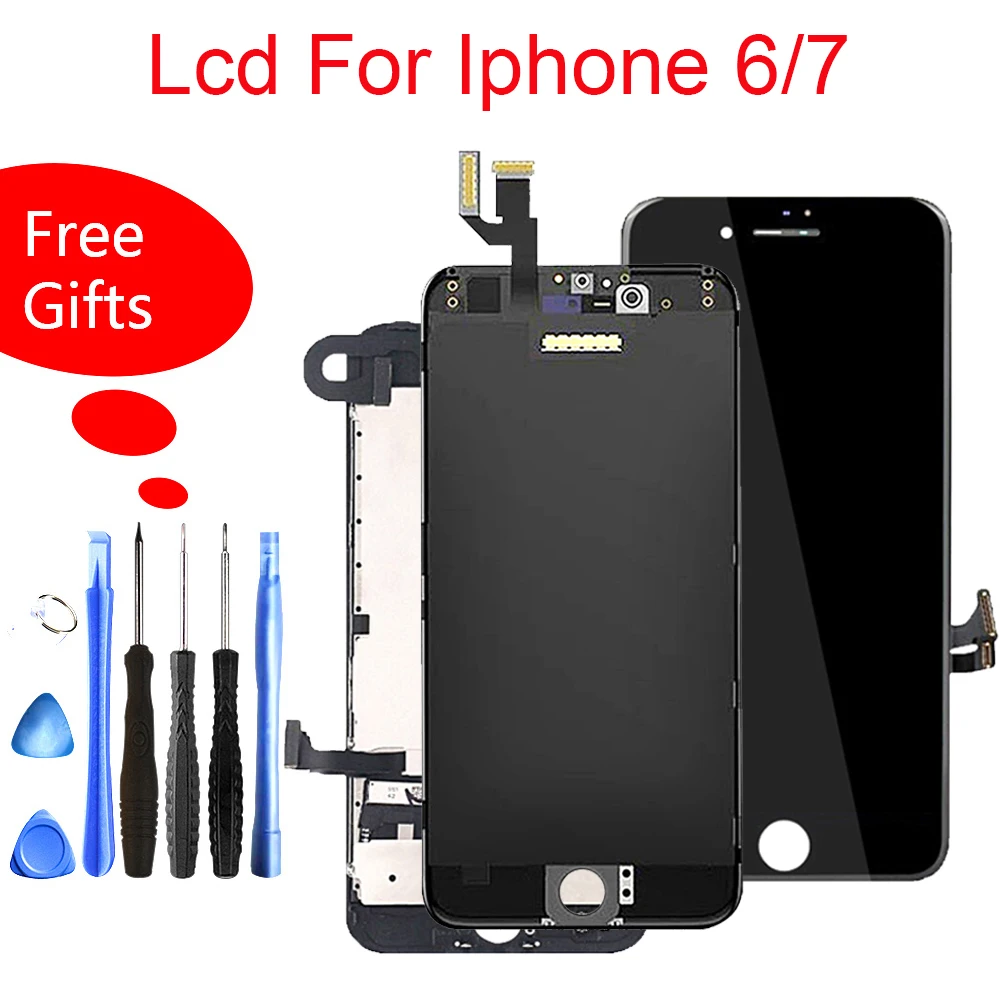 Quality Lcd For Iphone 6 6s 6p 6sp For Iphone 7 7 Plus Touch Screen Digitizer Display Assembly Replacement For Iphone 6 Iphone 7