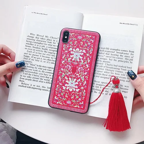 Retro Chinese Style Phone Case For iPhone 6 6s 7 8 plus Case For iPhone