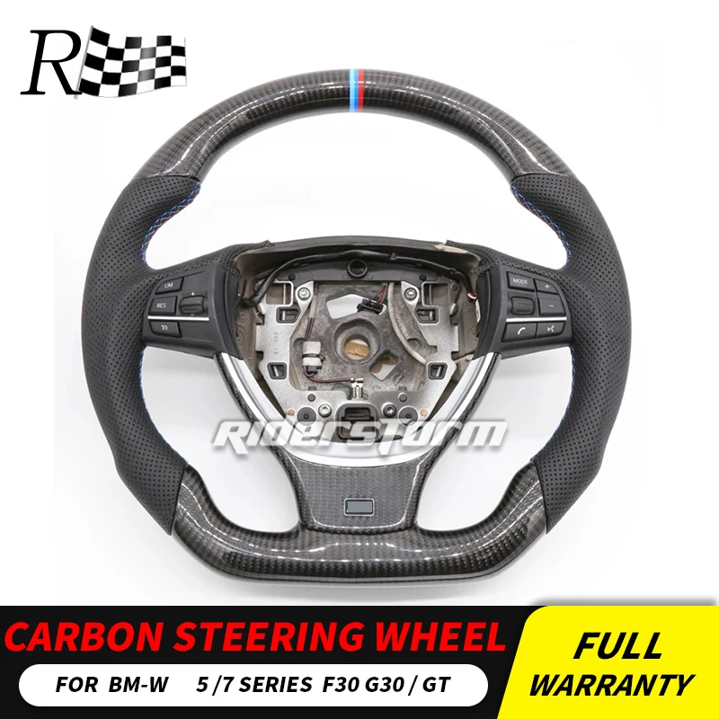 

For BMW 5 Series F30 G30 5 Series GT 7 Series G11 G12 Carbon Fiber Steering Wheel Replacement Accessories steering carbon parts