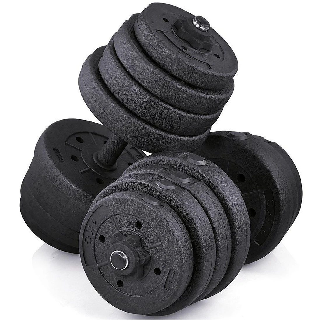 1KG To 30KG Dumbells Pair Gym Weights Dumbbell Body Building Free Weight Set 