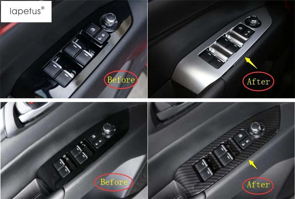 Accessories For Mazda CX-5 CX5 2017 - 2021 Inside Door Handle Panel Sticker Surround Window Lift Switch Molding Cover Trim | Автомобили и