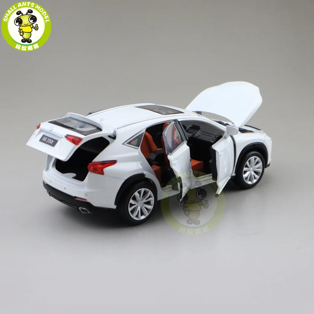 1/32 JACKIEKIM NX200T литая под давлением модель автомобиля игрушка джип для детей Детское звуковое освещение Вытяните назад Подарки
