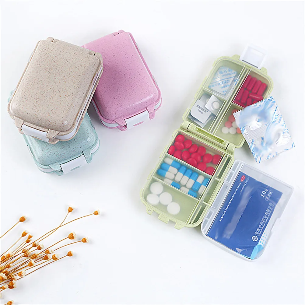 

1PC Pill Box Case Container Weekly Sort Portable 3 Layers Folding Vitamin Medicine Tablet Drug Pill Box Case