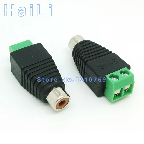 10 шт. CAT5 RCA Женский ТВ Видео балун Разъем для CCTV камеры Клеммная колодка в AV