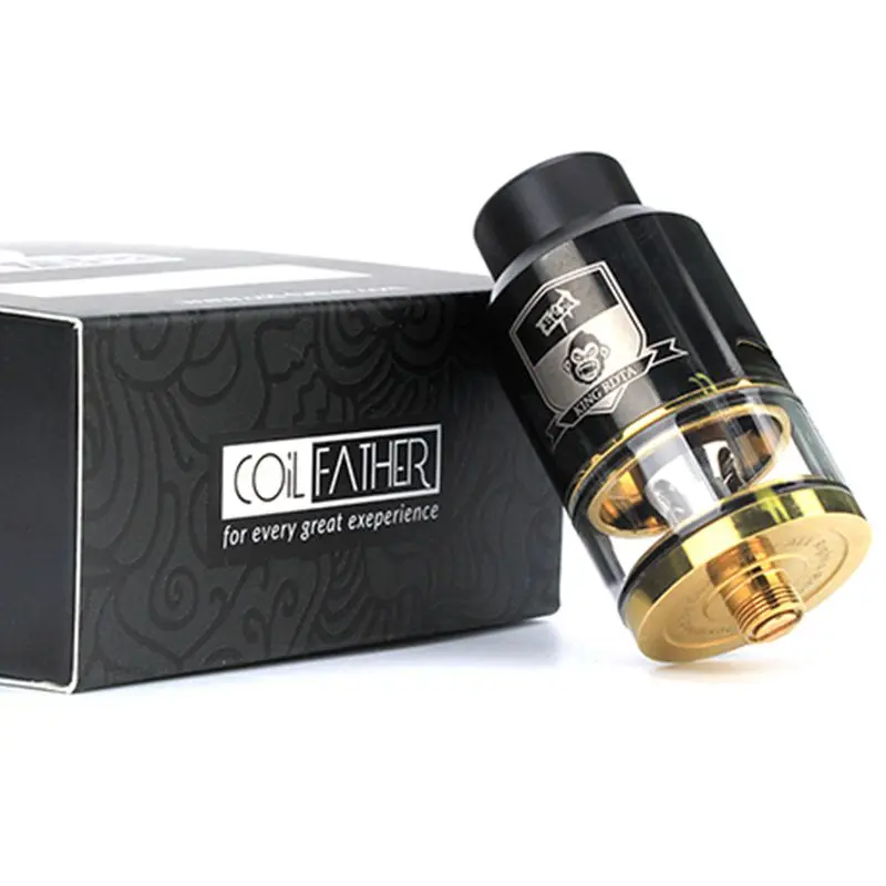 

Coil Father King RDTA Style 810 RDA RTA 3.5ml Capacity 47mm Vaporizer Tank For Electronic Cigarette Box