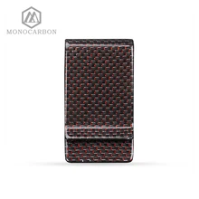 Красивые красные Утка Билл twill углеродного Волокно зажим для денег, для красного углеродного Волокно зажим для денег