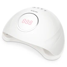 72 Вт для быстрой сушки скорости Сушилка для ногтей с 4 установками времени умный датчик ЖК-экран светодиодная лампа для ногтей УФ лампы для всех видов гелей