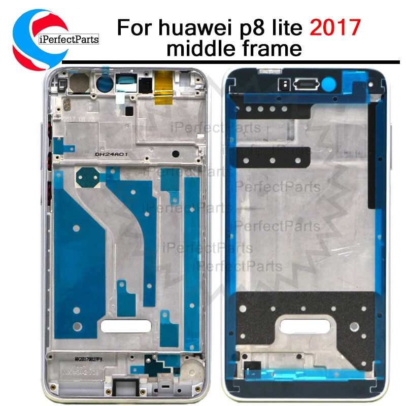 

For Huawei P8 Lite 2017 Middle Frame Bezel Housing Cover Honor 8 Lite LCD Screen Supporting Frame Faceplate Repair Spare Parts