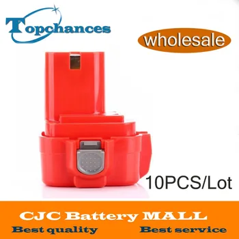 

Wholesale 10PCS 9.6V 2000mAh Rechargeable Battery Pack Battery Cordless Drill for Makita 9120 9122 PA09 6207D Ni-CD Bateria