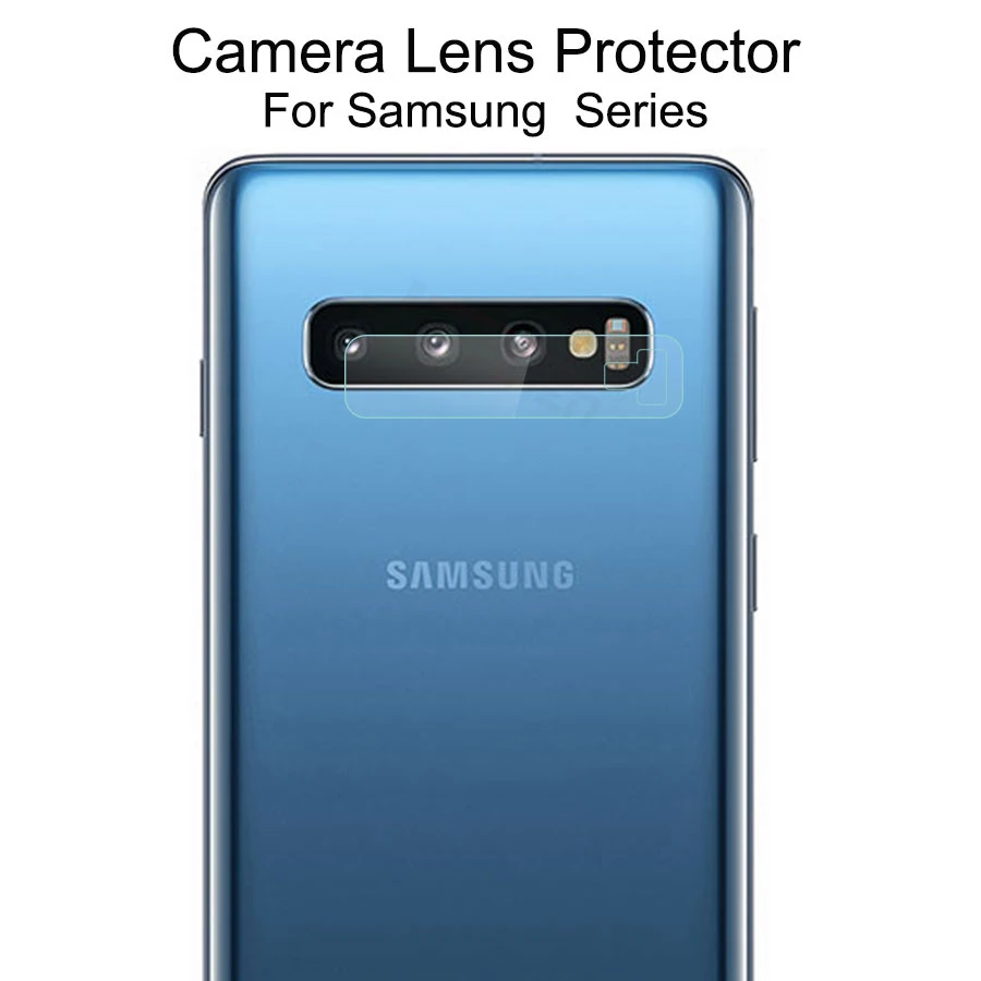 10 шт. закаленное стекло для объектива задней камеры Samsung Galaxy A50 A505F A30 A40 A70 S10 S10E S8 S9