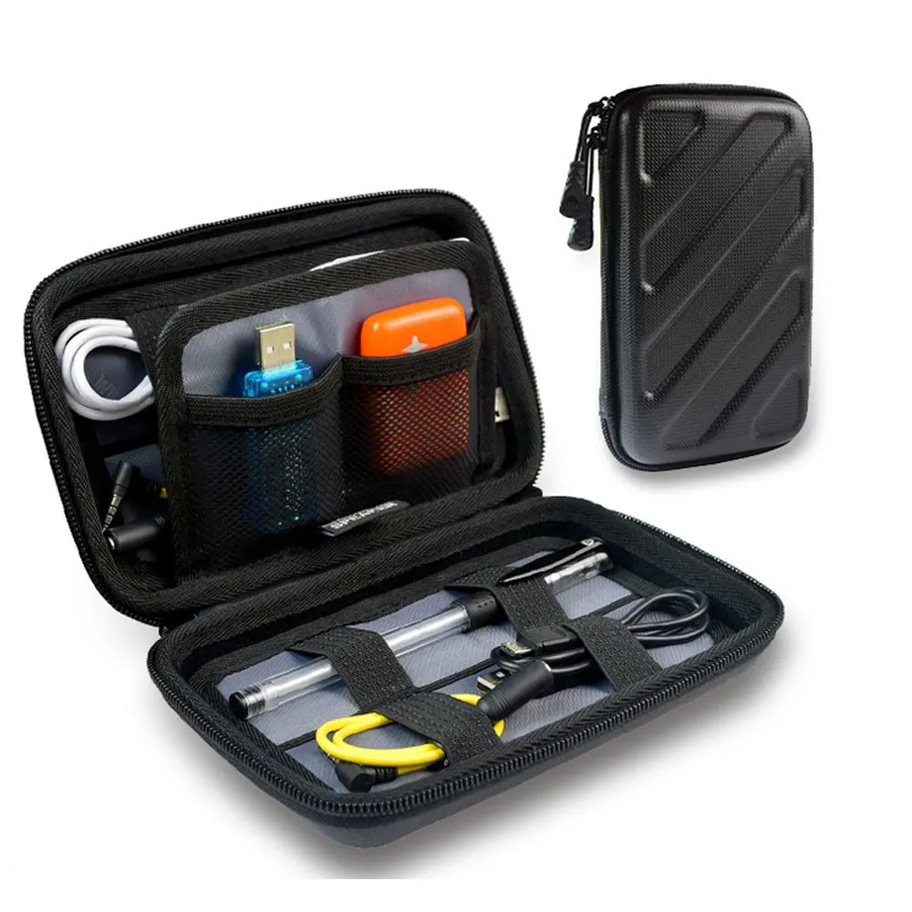 Портативная сумка для хранения электроники EVA Многофункциональный футляр для внешнего жесткого диска для кабеля, наушников, зарядных устройств цифровые аксессуары
