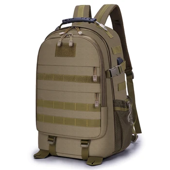 

Outdoor Tactical Bags Military Molle Assault Backpack Hunting Rucksack Bag Hiking Camping Camouflage USB Bags 600D
