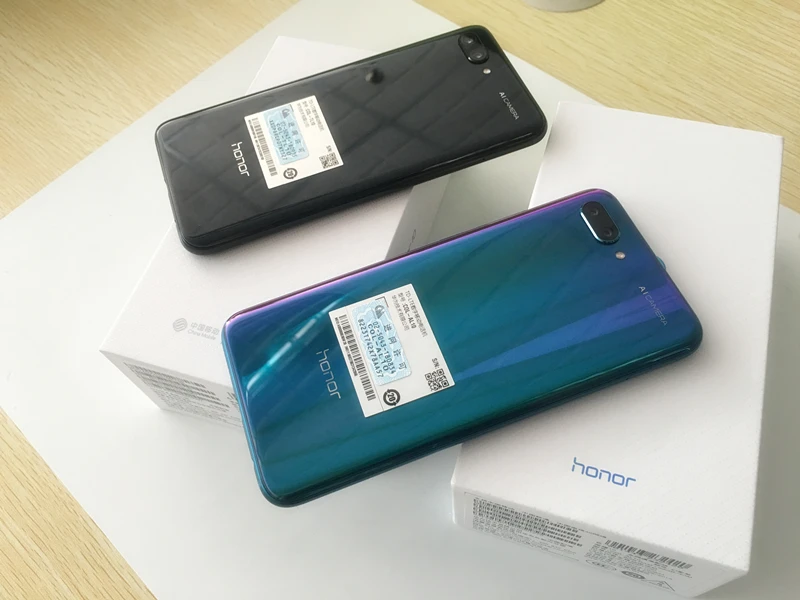 Honor 10, 6G, 64G, Android 8,0, 970 МП, AI камера, 3D изогнутое стекло, процессор Kirin 5,8 AI, 2280 дюймов, 1080 x, 4G LTE, смартфон