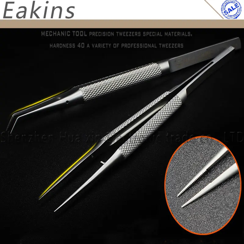 MECHANIC tool precision tweezers Unique sawtooth Positioning non-slipdesign for BGA CPU reballing Titanium alloy tweezers припой mechanic 0 5mm