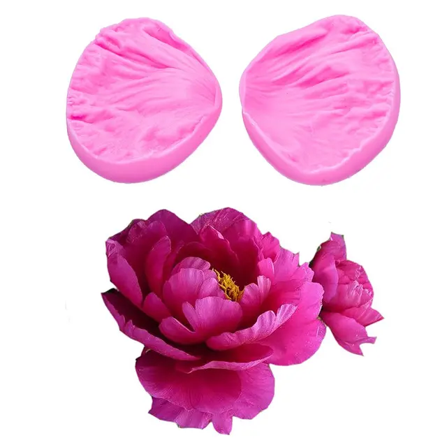 3D Del Peony Petali di Fiori In Rilievo Stampo In Silicone Rilievo Della Torta D 3D Del Peony Petali di Fiori In Rilievo Stampo In Silicone Rilievo Della Torta D