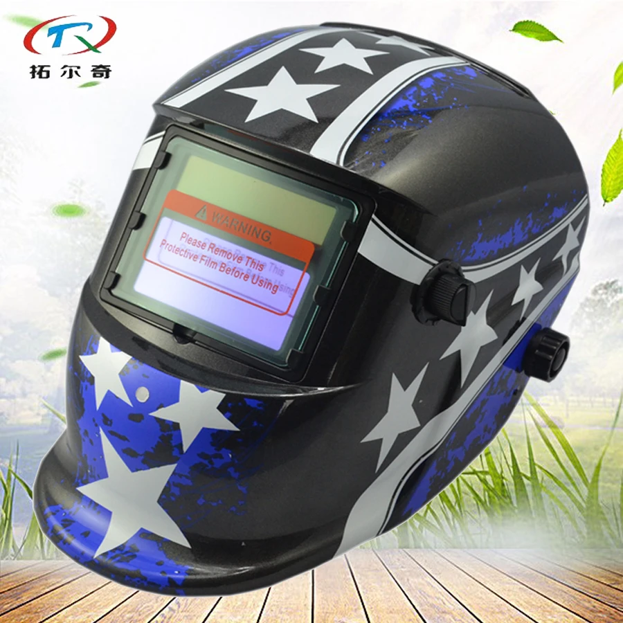 replaced rechargeable battery Welding Helmet electronic welding mask Solar Protective auto