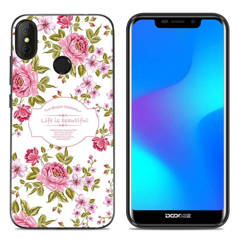 Чехол для телефона Doogee X70 5 дюймов модный дизайн художественный окрашенный ТПУ
