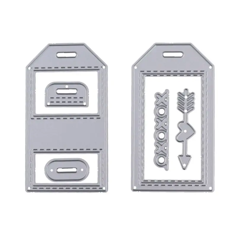 

1 Pc High Quality Creative Tag Bookmark Craft Dies Metal Cutting For Scrapbooking Embossing Christmas Card Decoration