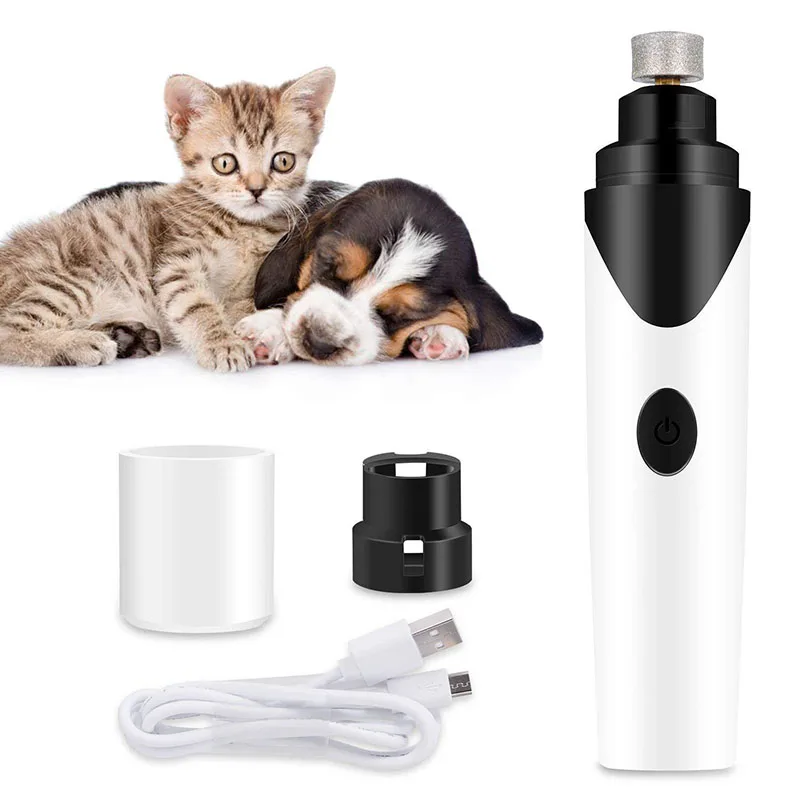 JORMEL 2019 Pets Cat Dog Nails Grinders Nail Clippers USB Charging
