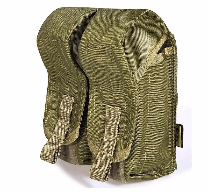 FLYYE MOLLE нейлон MOLLE AK двойной патронов подсумок Военная кордюра PH-M007