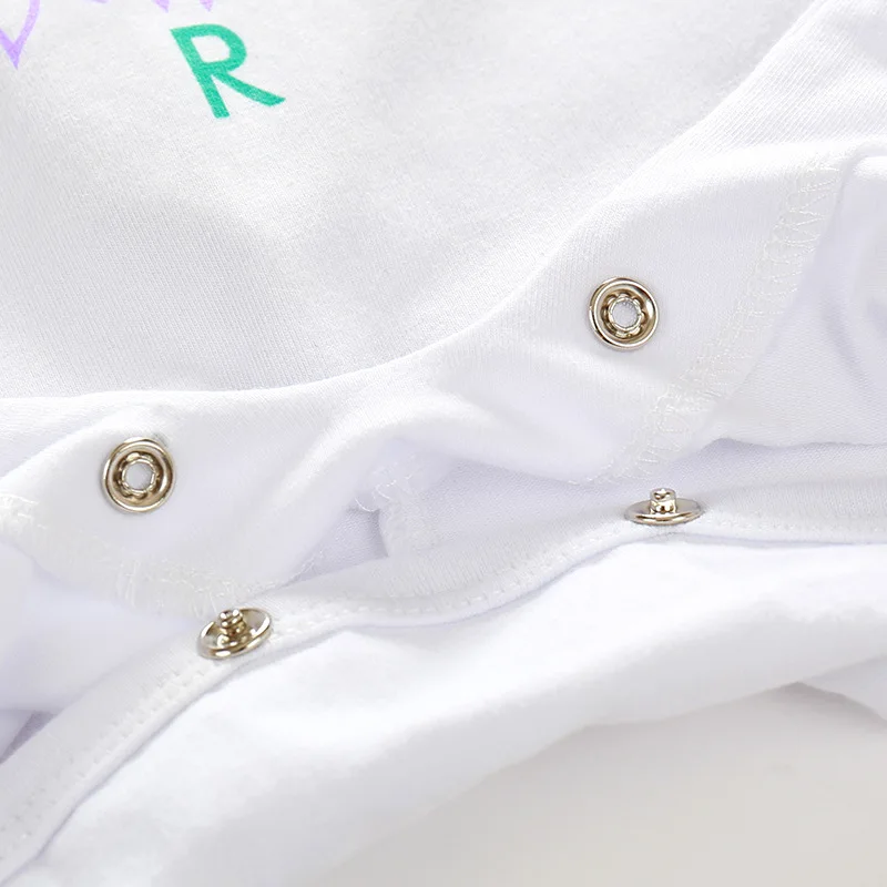 «Голова тигра» комбинезон для детей короткий рукав модные летние футболки из хлопка с принтом "Клоун", вырез лодочкой, унисекс комбинезоны для новорожденных; Комбинезоны для маленьких девочек, детская одежда