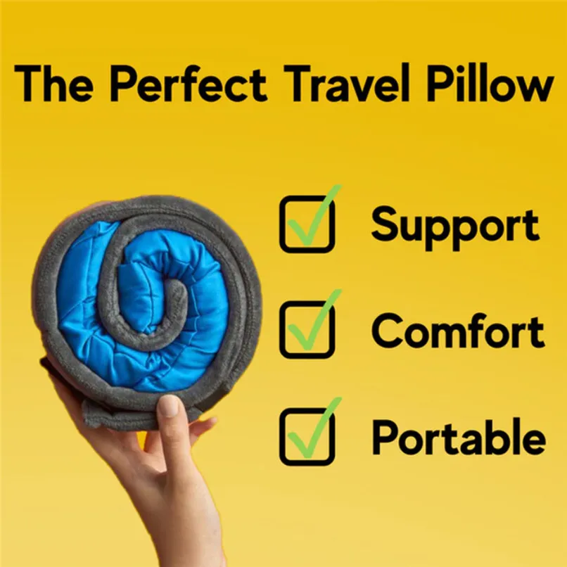 Hiking Scarves Outdoor Portable Pillow Neck Scarf Cold-proof Keep Warm Collar Neck Pillow Massage Cushion  (5)