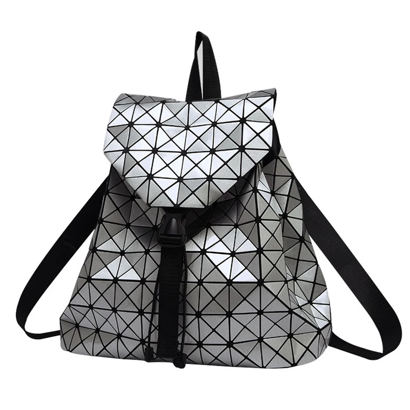 Women Backpack Feminine Geometric Plaid Sequin Bao Bao Bag Backpacks BAOBAO Backpacks With Logo