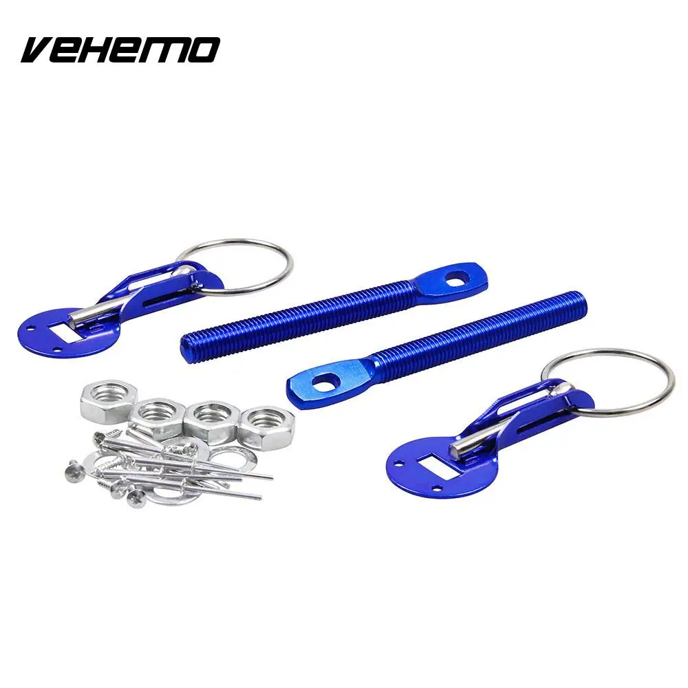 Vehemo السيارات بونيه قفل هود قفل السيارات هود دبابيس العالمي سباق