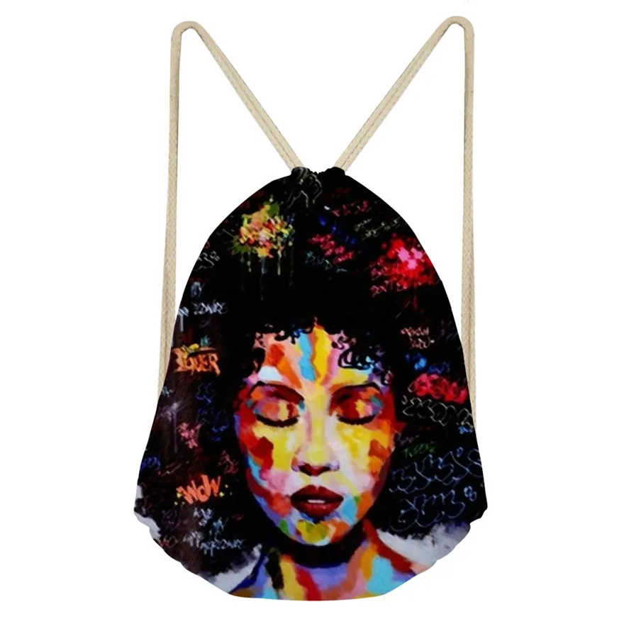 FORUDESIGNS/Женская абстрактная художественная сумка для девочек в Африканском и американском стиле, плечевая сумка с принтом, женская сумка на