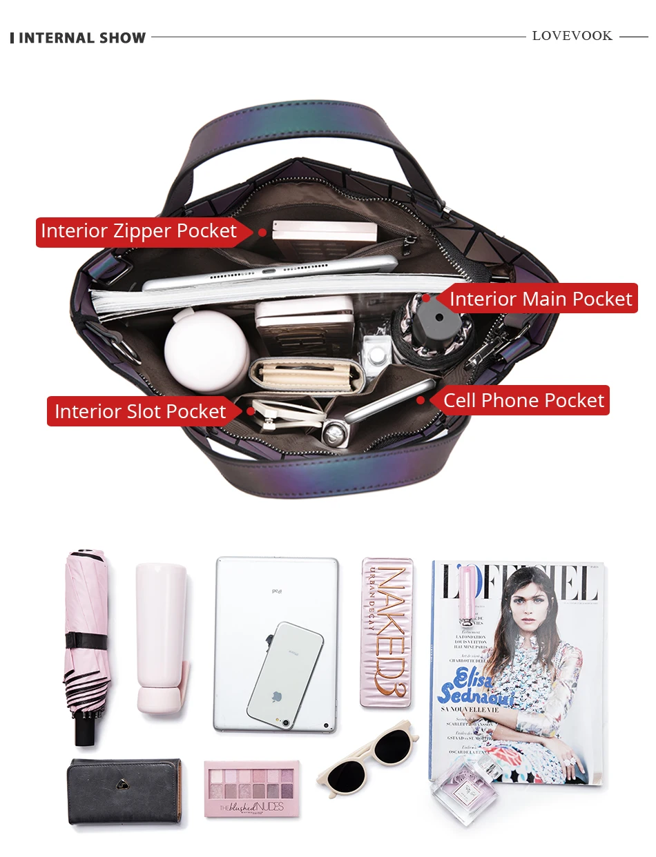 Lovevook mulheres bolsas de ombro marca luxo