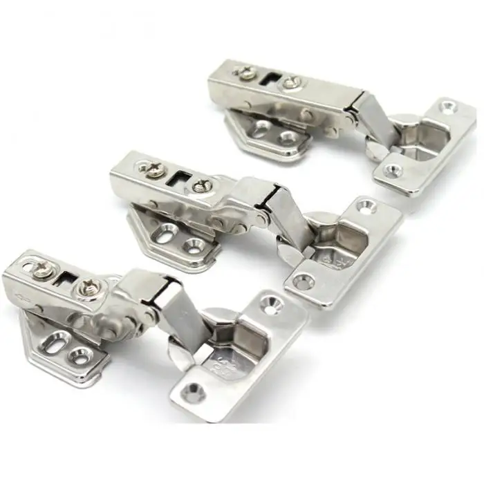 4 Pcs Stainless Steel Soft Slow Close Cabinet Door Hinges Hydraulic Hinges Damper Buffer TN88