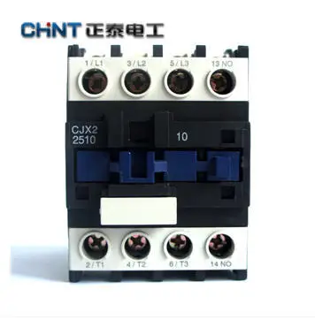 Оригинальные CHINT электрические цепи контактор переменного тока CJX2 2510 220V/380V 25A 3