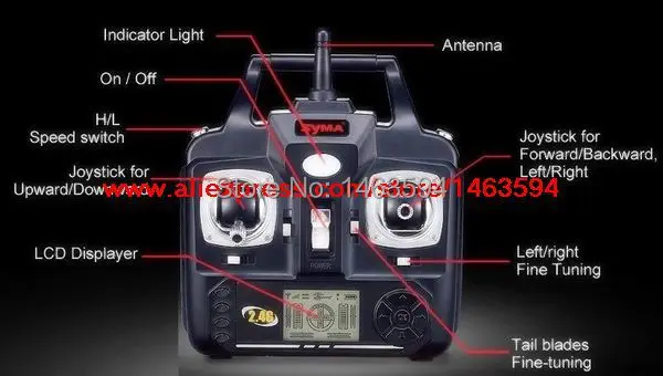 Syma F1 Запчасти для радиоуправляемого вертолета пульт дистанционного управления
