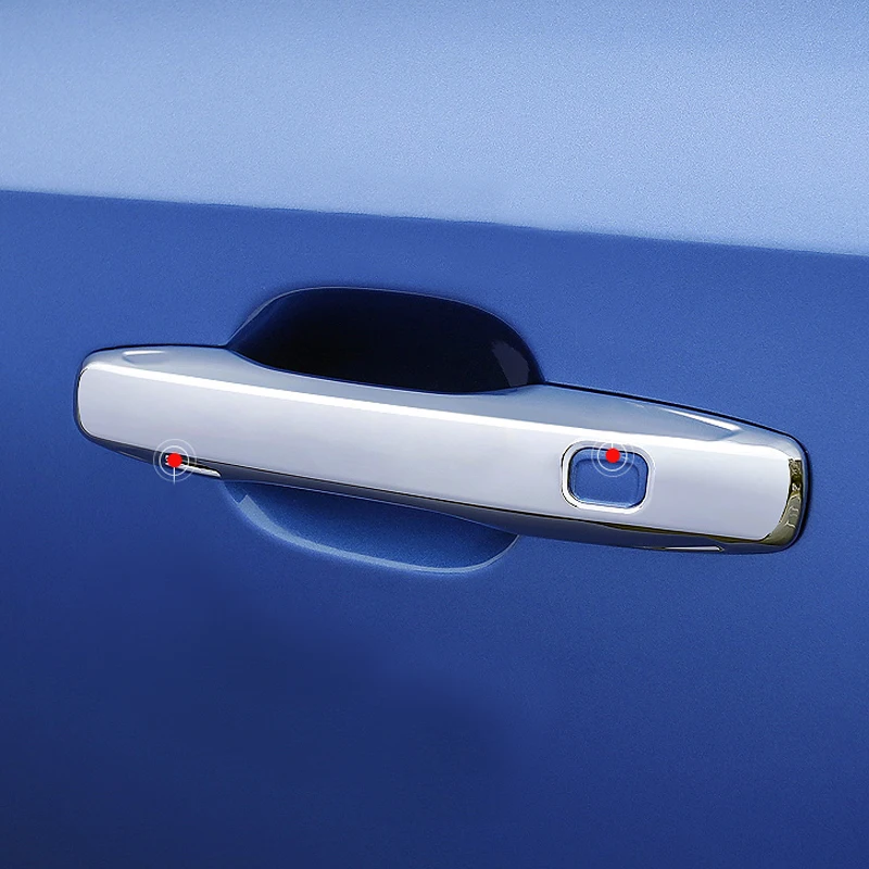 For VOLVO XC60 2018 ABS Chrome Exterior Door Handle Cover Trim 4pcs Car Styling Accessoriesin