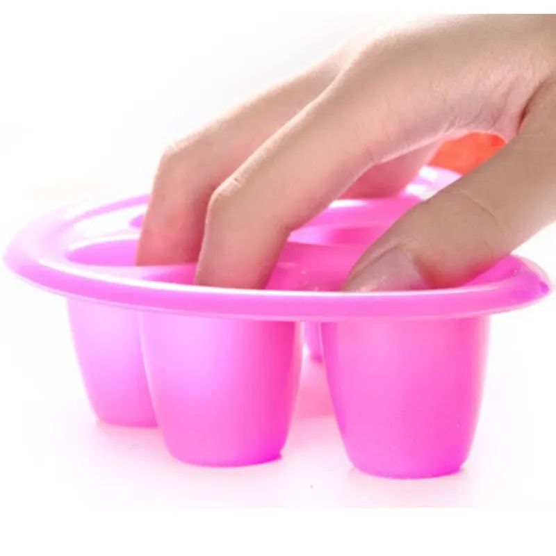 Manicure Bowl Soak Finger Acrylic Tip Nail Soaker Treatment Remover