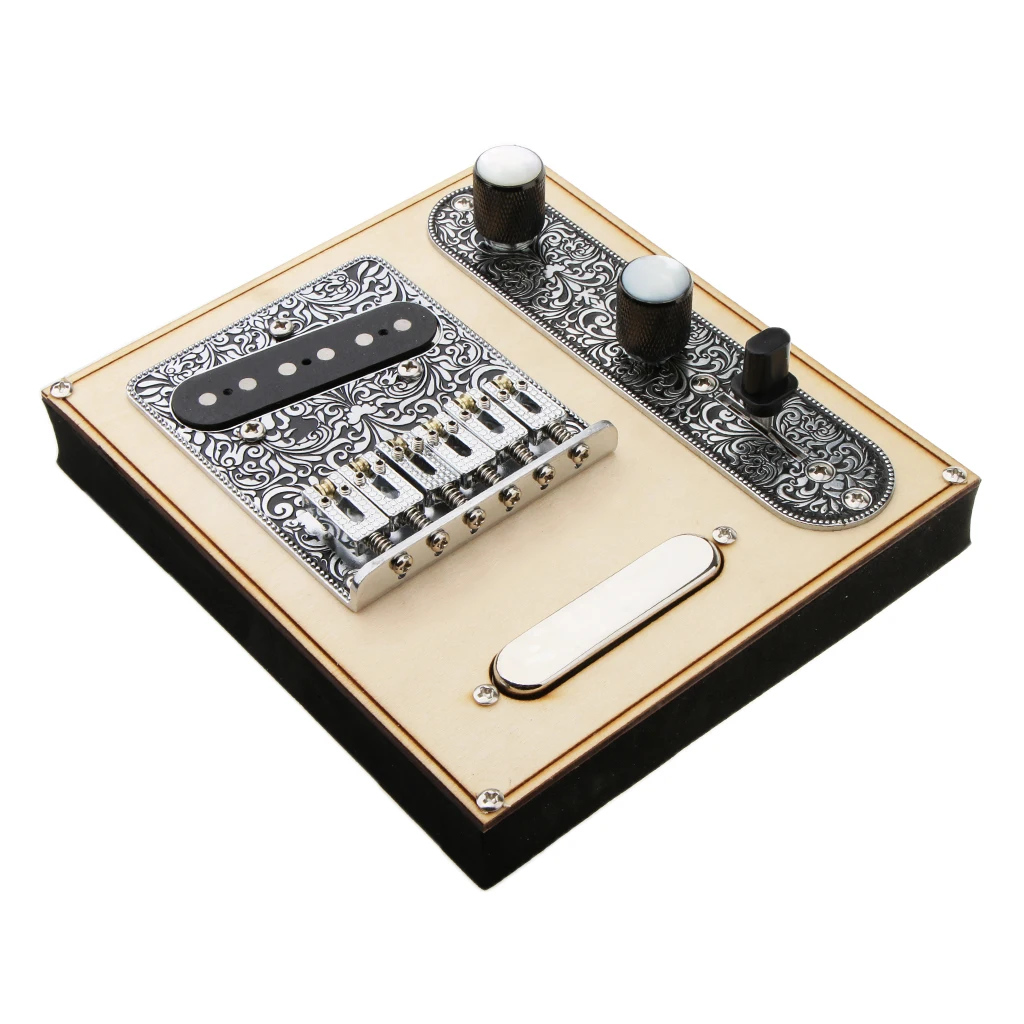 1 Set Loaded Prewired Control Plate Bridge Stringed Instruments Replacement for Telecaster Guitar