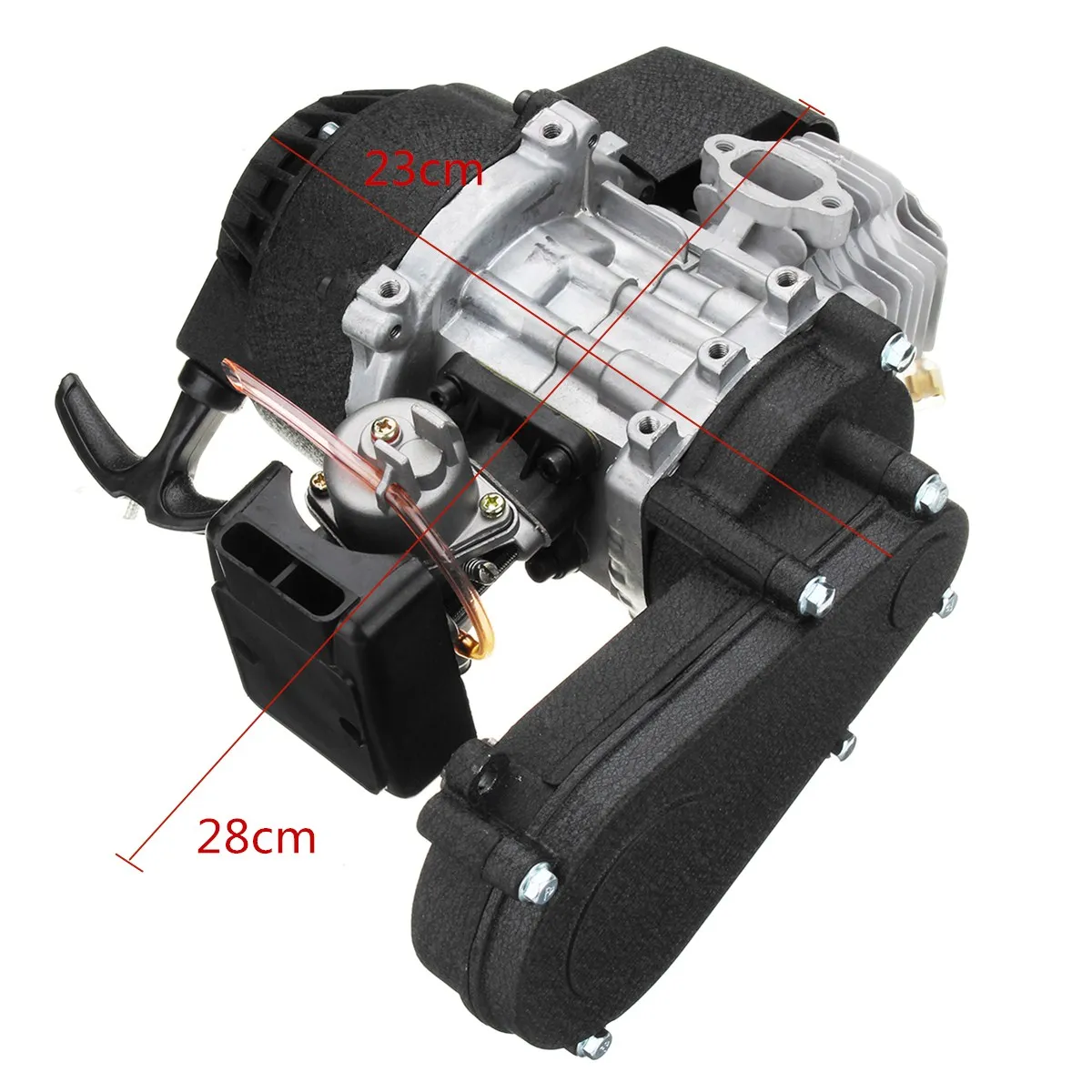 Motor 49cc/47cc arranque eléctrico de 2 tiempos con transmisión para Mini Moto Quad Bike