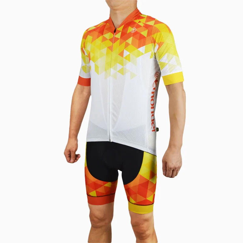 

Emonder Men Cycling Sets Pro Team Jersey + Bib Shorts High quality Sleeve /leg mouth fit Italian elastic band Bike Clothing