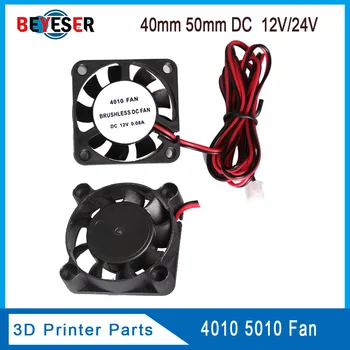 

3D Printer fan 12V/24V 40*10mm 4010 Hydraulic Bearing Blow Radial extruder Cooling Fan Turbo Fan with XH2.54-2P Wire