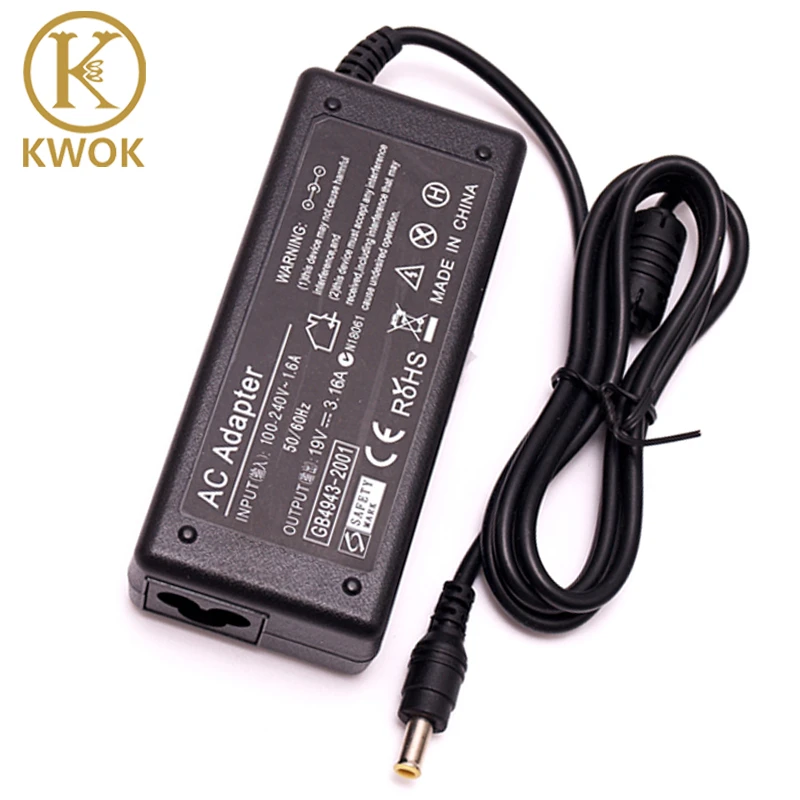 analogie Dwang een kopje 19V 3.16A 5.5*3.0Mm Laptop Adapter Oplader Voor Samsung Notebook R58 R23  R540 R429 R23 RV411 R440 r430 R528 R478 Voeding|laptop adapter charger|19v  3.16alaptop adapter - AliExpress