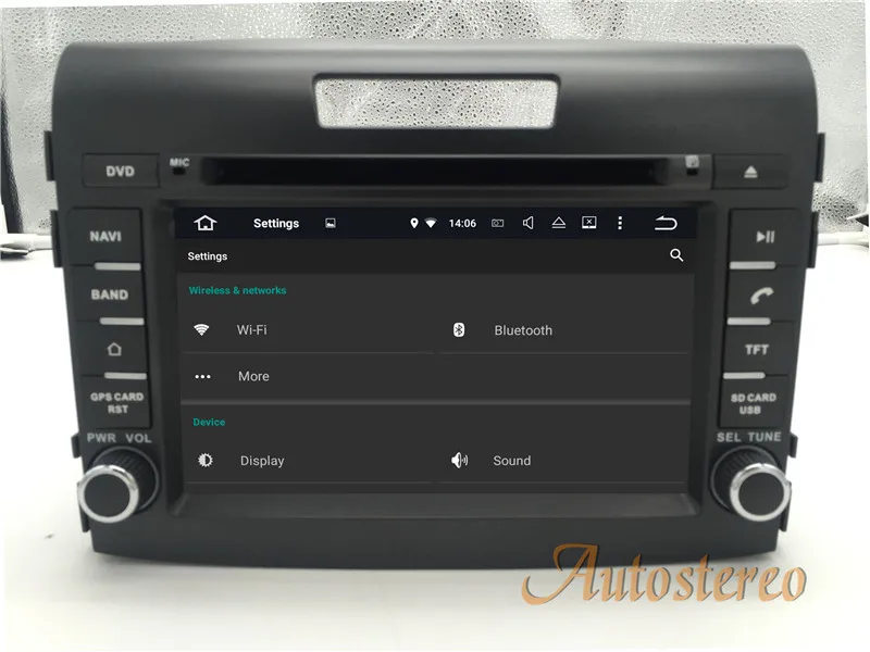 Новые Android8.0 Android7.1 dvd-плеер для Honda CRV 2012- gps навигации стерео блок Радио головного устройства мультимедиа