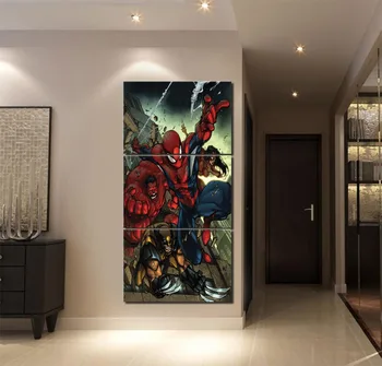 

Home Decorative Children Room 3 PieceComics Spider-Man Canvas HD Print Posters Oil Painting Modern Wall Art Modular Picture